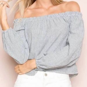 Brandy Melville Off the Shoulder Long Sleeve